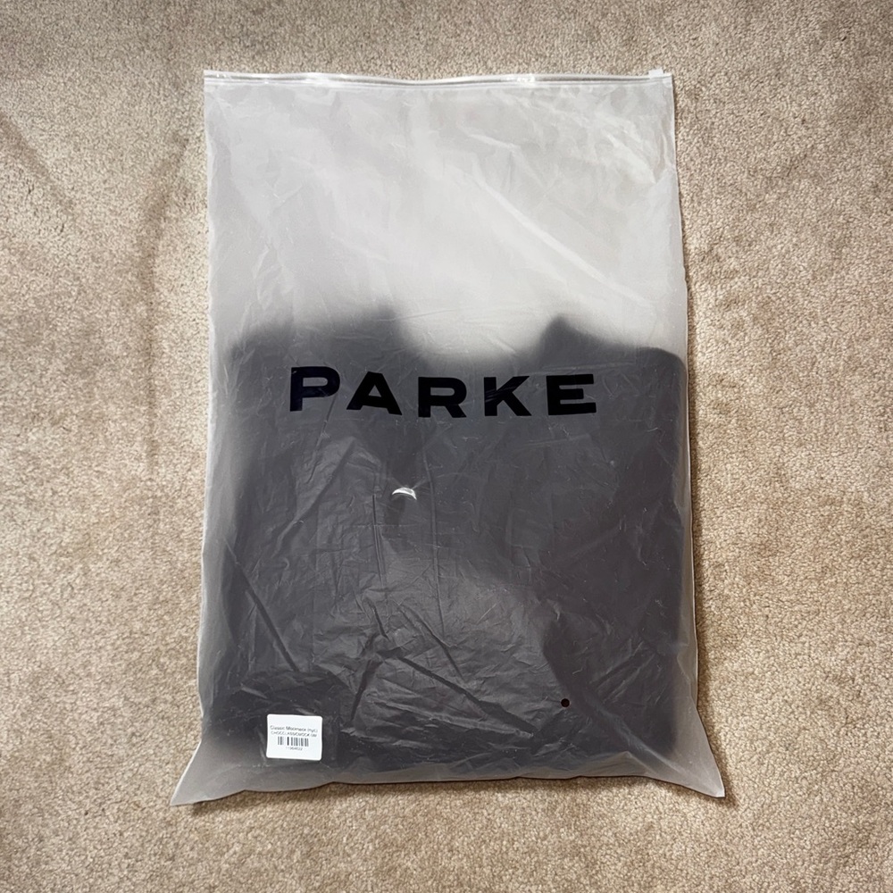 NWT Parke Classic Mockneck in Chocolate Brown Sweatshirt - Fleece - SMALL - Picture 6 of 6
